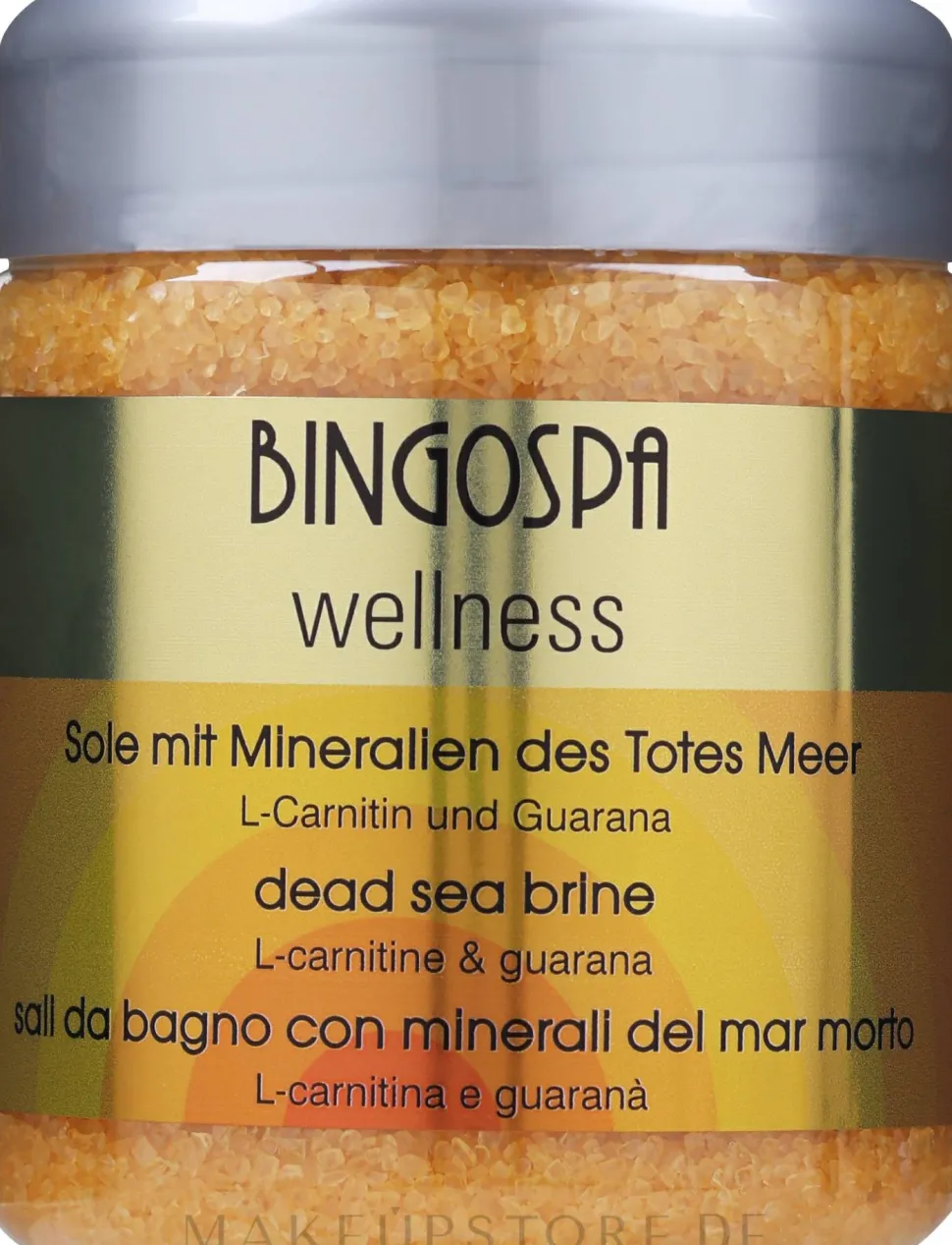 Badesalz mit Mineralien aus dem Toten Meer, L-Carnitin und Guarana