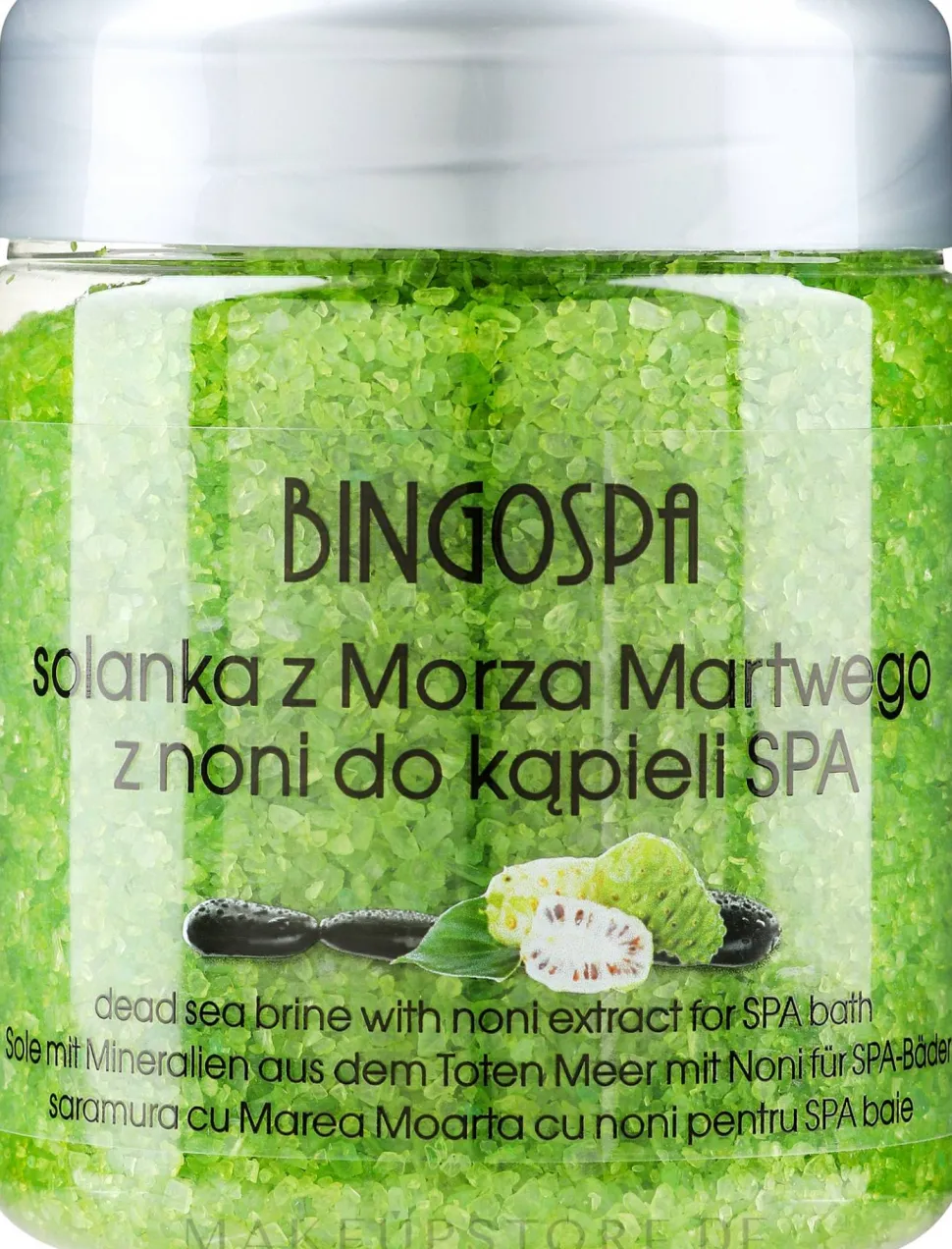 Badesalz mit Mineralien aus dem Toten Meer und Noni-Extrakt