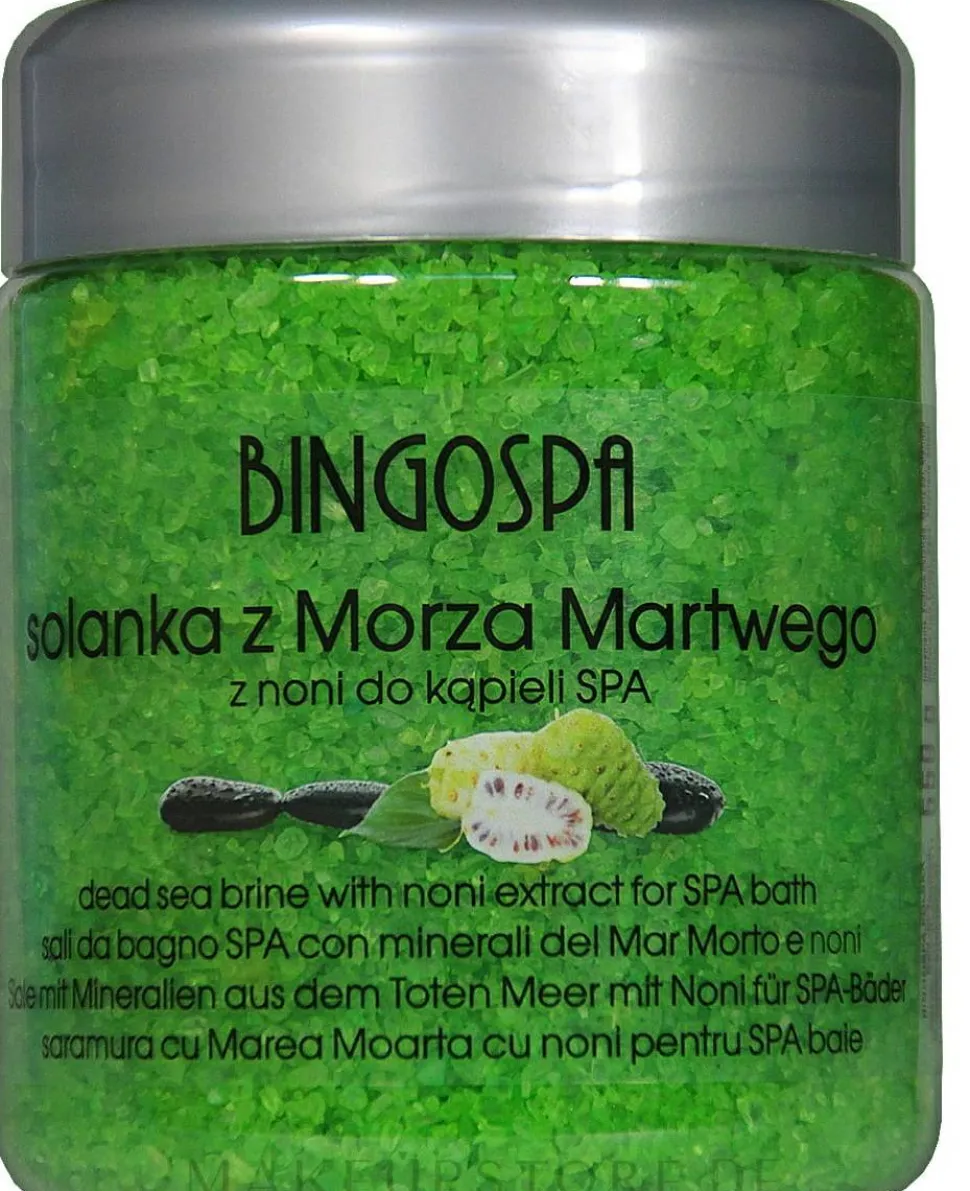 Badesalz mit Mineralien aus dem Toten Meer und Noni-Extrakt