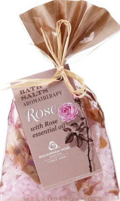 Badesalz mit Rosenöl und Rosenblüten