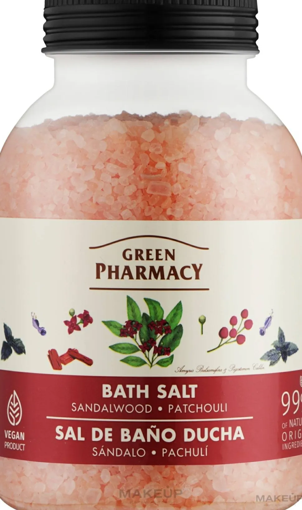 Badesalz mit Sandelholz und Patchouli
