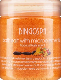 Badesalz mit Spurenelementen und tropischem Fruchtaroma