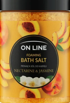 Badesalz Nektarine und Jasmin