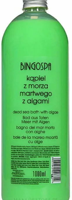 Badeschaum mit Algen aus dem Toten Meer