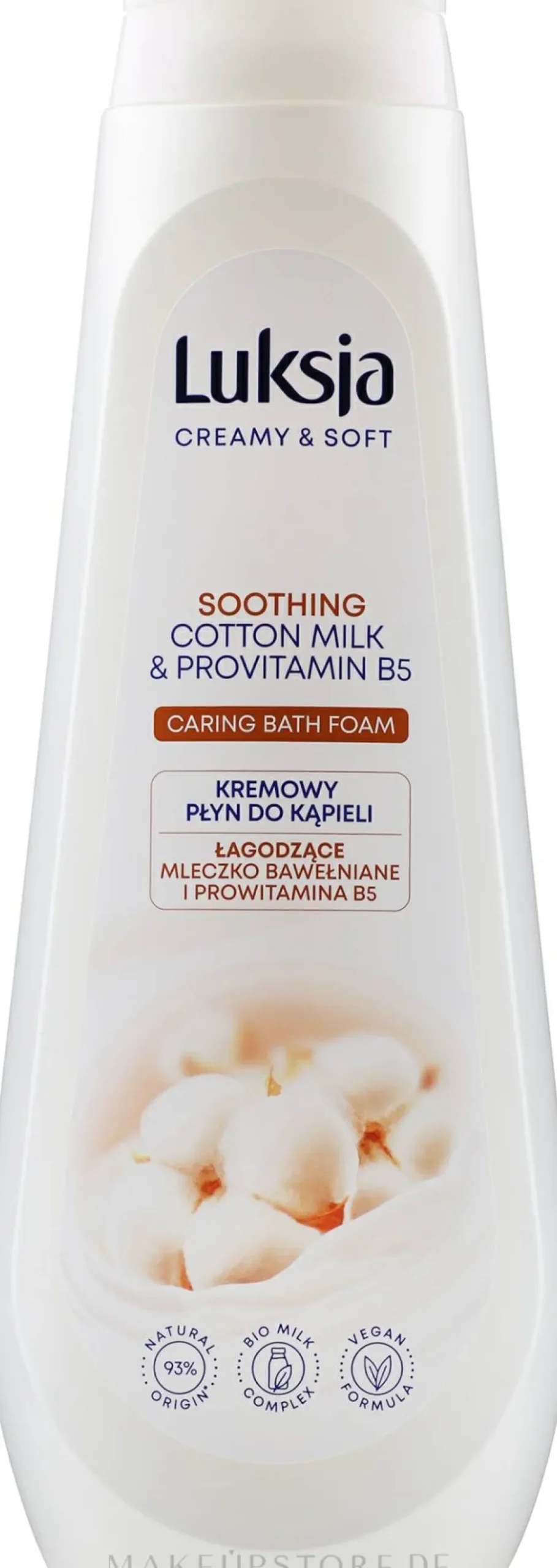 Badeschaum mit Baumwollmilch & Provitamin B5