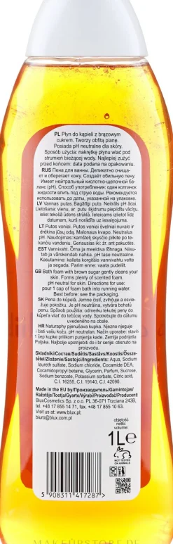 Badeschaum mit braunem Zucker