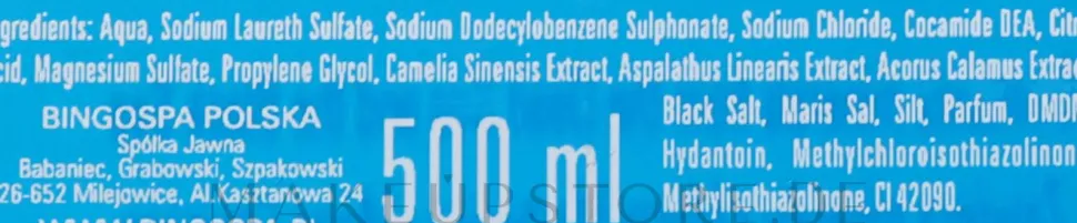 Badeschaum mit Mineralien aus dem Schwarzem Meer