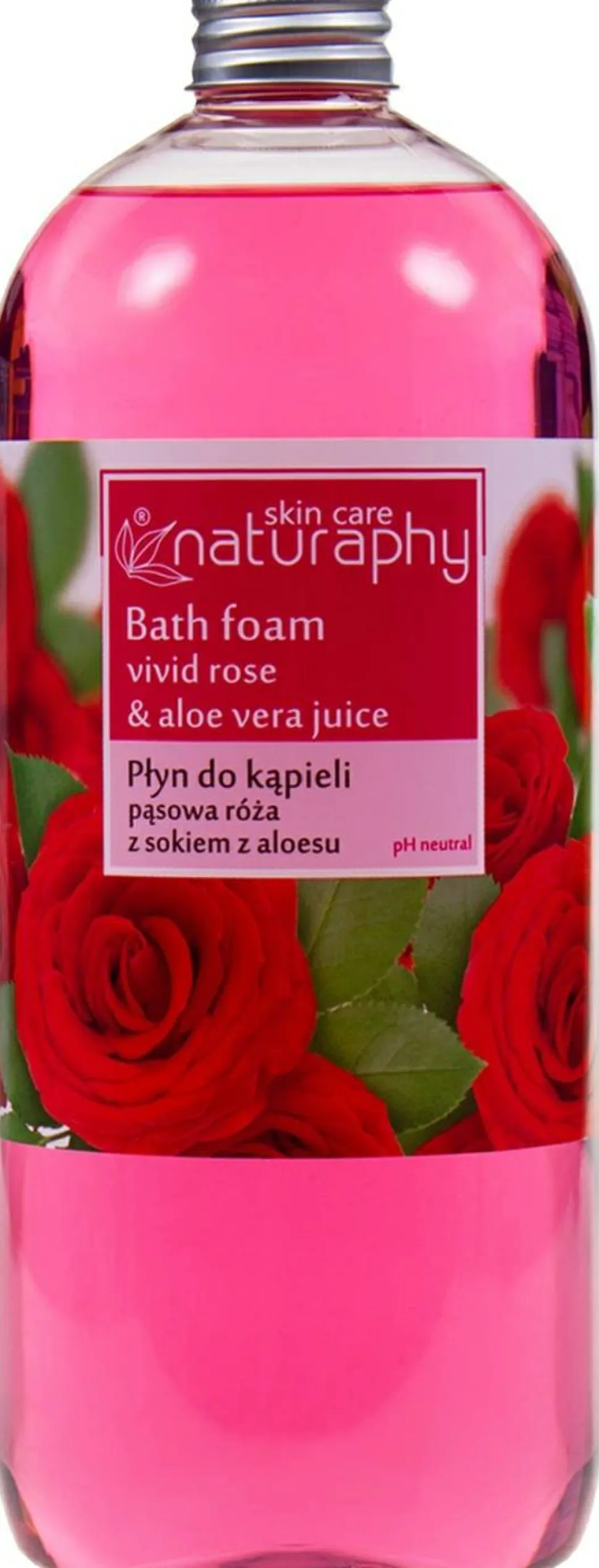 Badeschaum mit Rosenduft