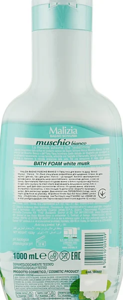 Badeschaum mit weißem Moschus
