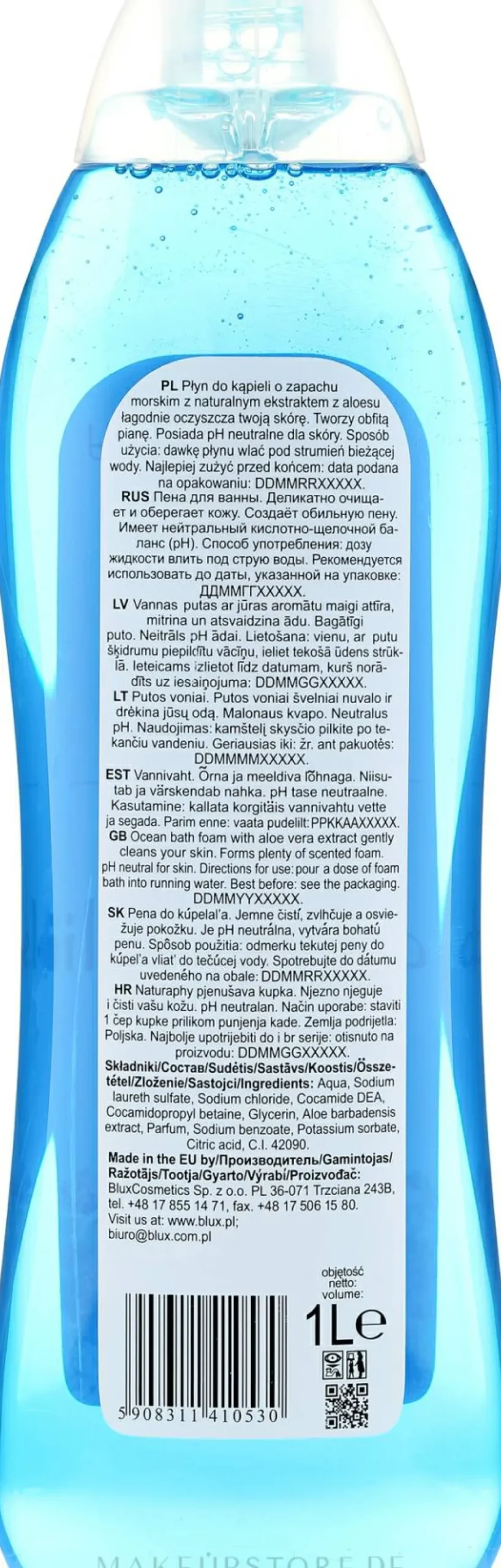 Badeschaum Ozean & Aloe Vera