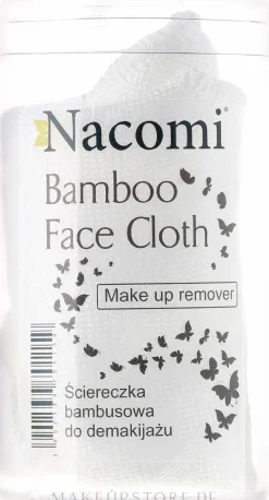 Bambustuch zum Gesicht- und Augen-Make-up-Entfernen mit OCM-Methode (Oil Cleansing Method) für alle Hauttypen