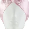 Beidseitig verwendbares Atlashandtuch für Haare, rosa