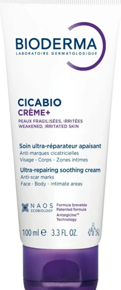 Beruhigende Creme für Gesicht, Körper und Intimbereich