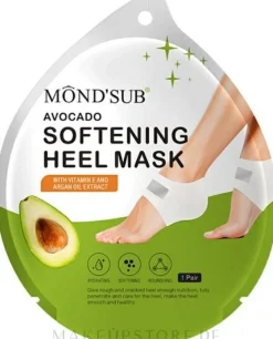 Beruhigende Fußmaske mit Avocado