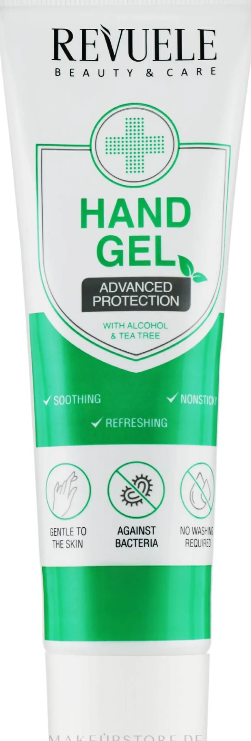 Beruhigendes antibakterielles Handgel mit Tee Baum