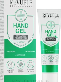 Beruhigendes antibakterielles Handgel mit Tee Baum