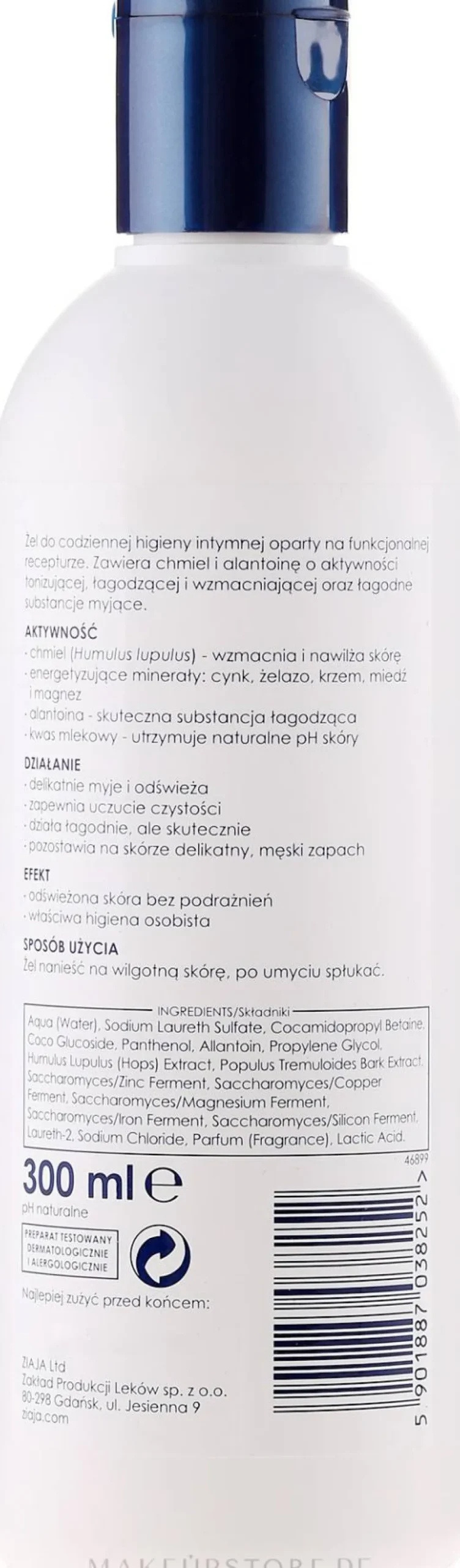Beruhigendes Gel zur Intimhygiene für Männer