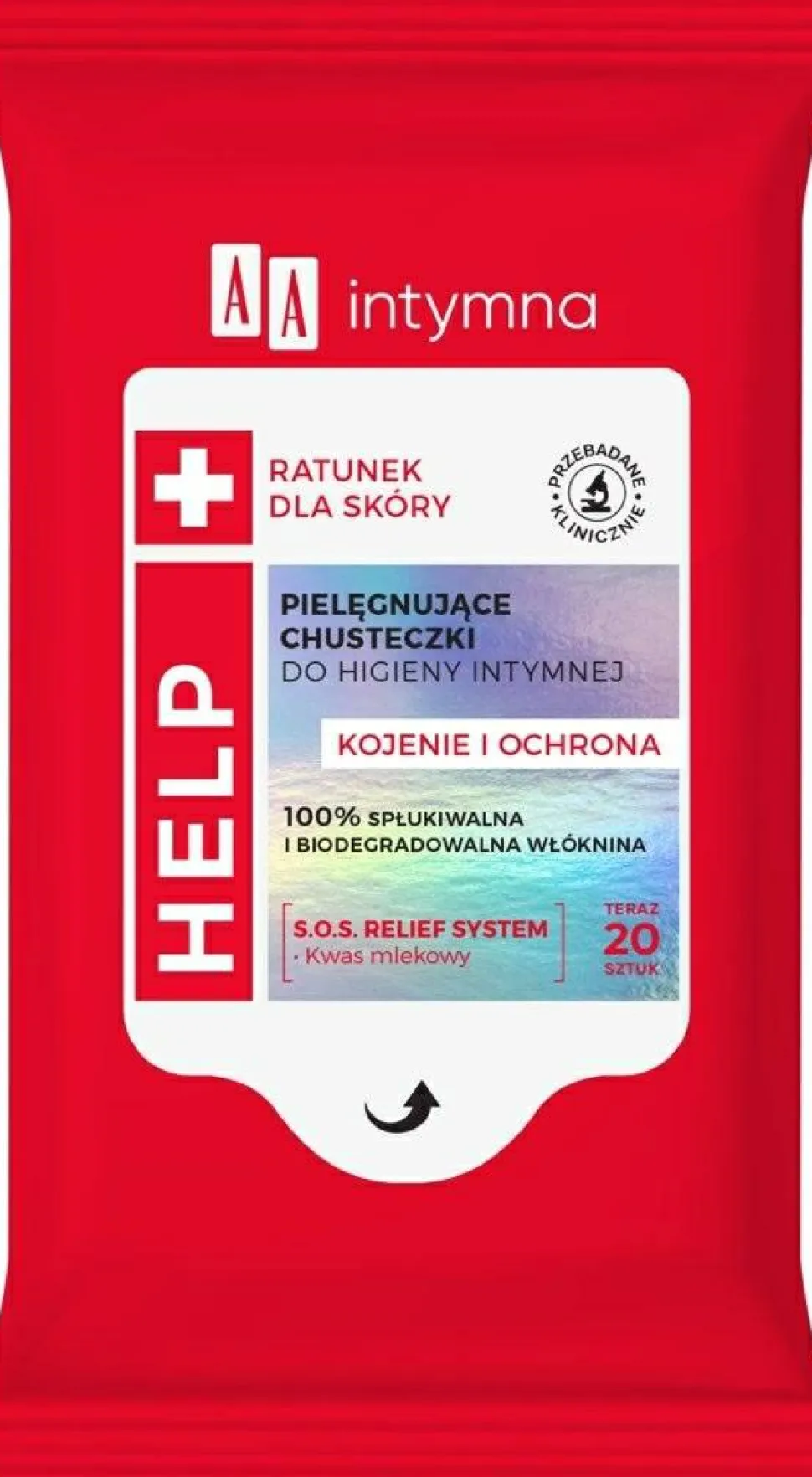 Beruhigende und schützende Intimhygiene-Tücher 20 St.