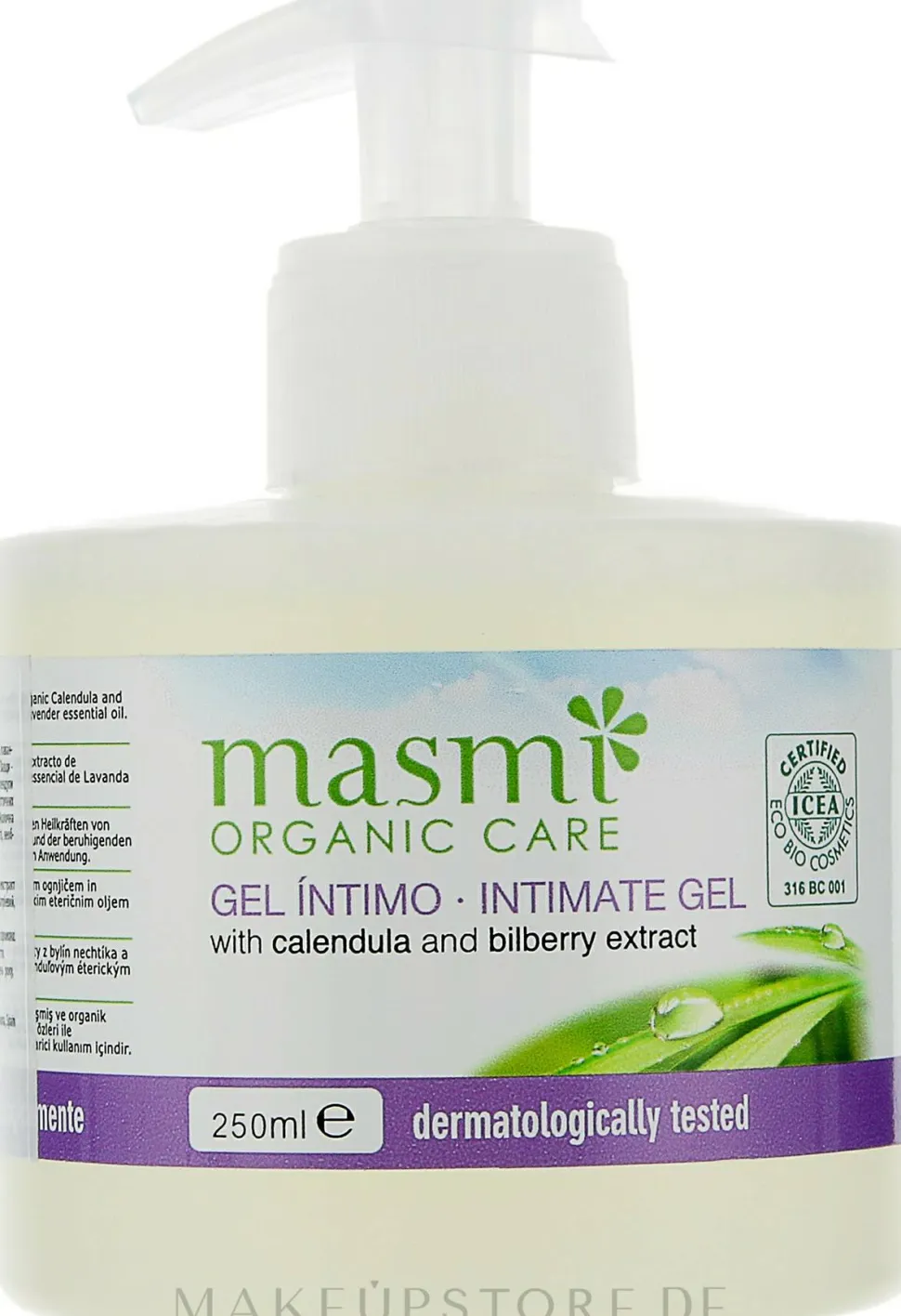 Bio Gel für die Intimhygiene mit Ringelblume und Heidelbeerextrakt