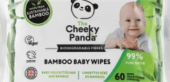 Biologisch abbaubare Babytücher mit Aloe Vera und Fruchtextrakt