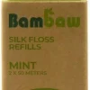 Biologisch abbaubare Zahnseide mit frischem Minzgeschmack 2x50m