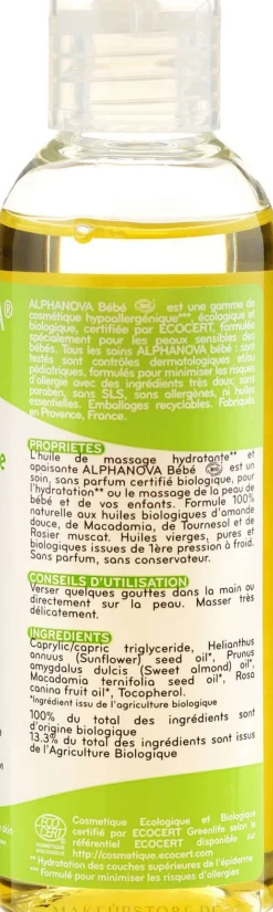 Bio Massageöl für Babys