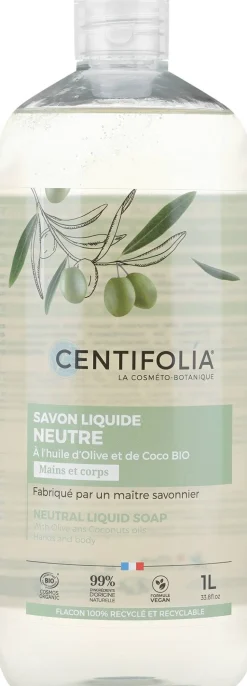 Bio-Naturflüssigseife mit Olivenöl und Kokosnuss
