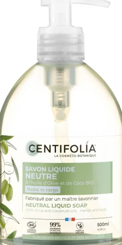 Bio-Naturflüssigseife mit Olivenöl und Kokosnuss