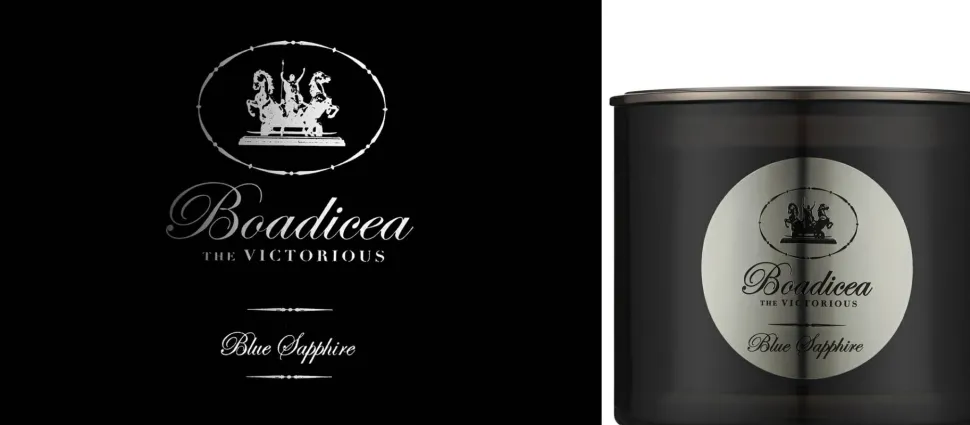Boadicea the Victorious Blue Sapphire Luxury Candle