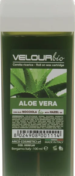 Breiter Roll-on-Wachsapplikator für den Körper Aloe