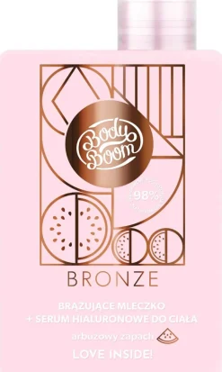 Bronzing-Milch + Hyaluronsäure-Serum für den Körper 2in1