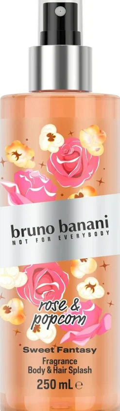 Bruno Banani Sweet Fantasy Rose & Popcorn Body & Hair Splash