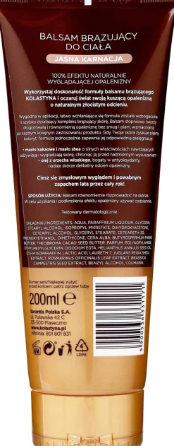 Bräunungsbalsam für helle Haut