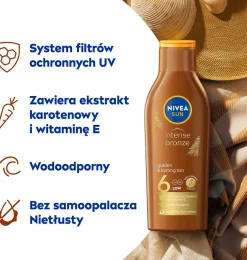 Bräunungslotion mit Beta-Carotin SPF 6