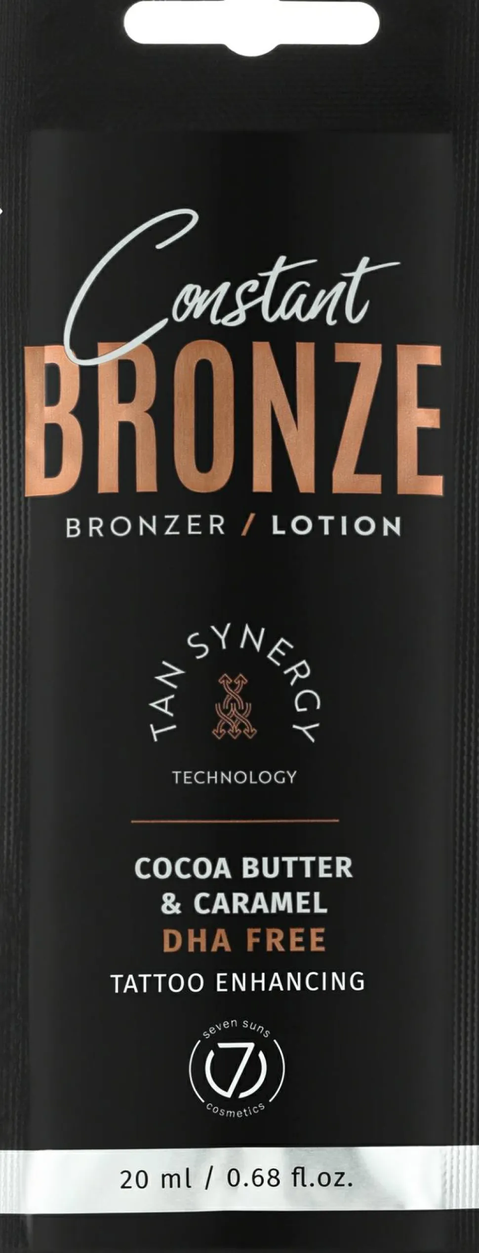 Bräunungsverstärker-Creme im Solarium, Sachet
