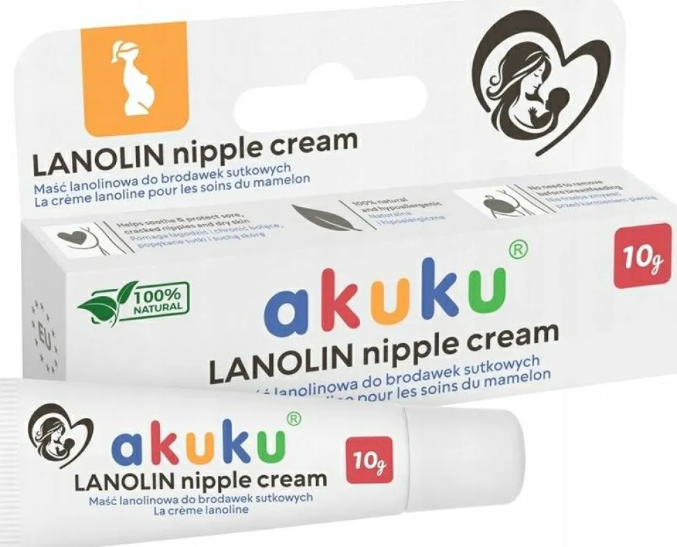 Brustwarzencreme mit Lanolin
