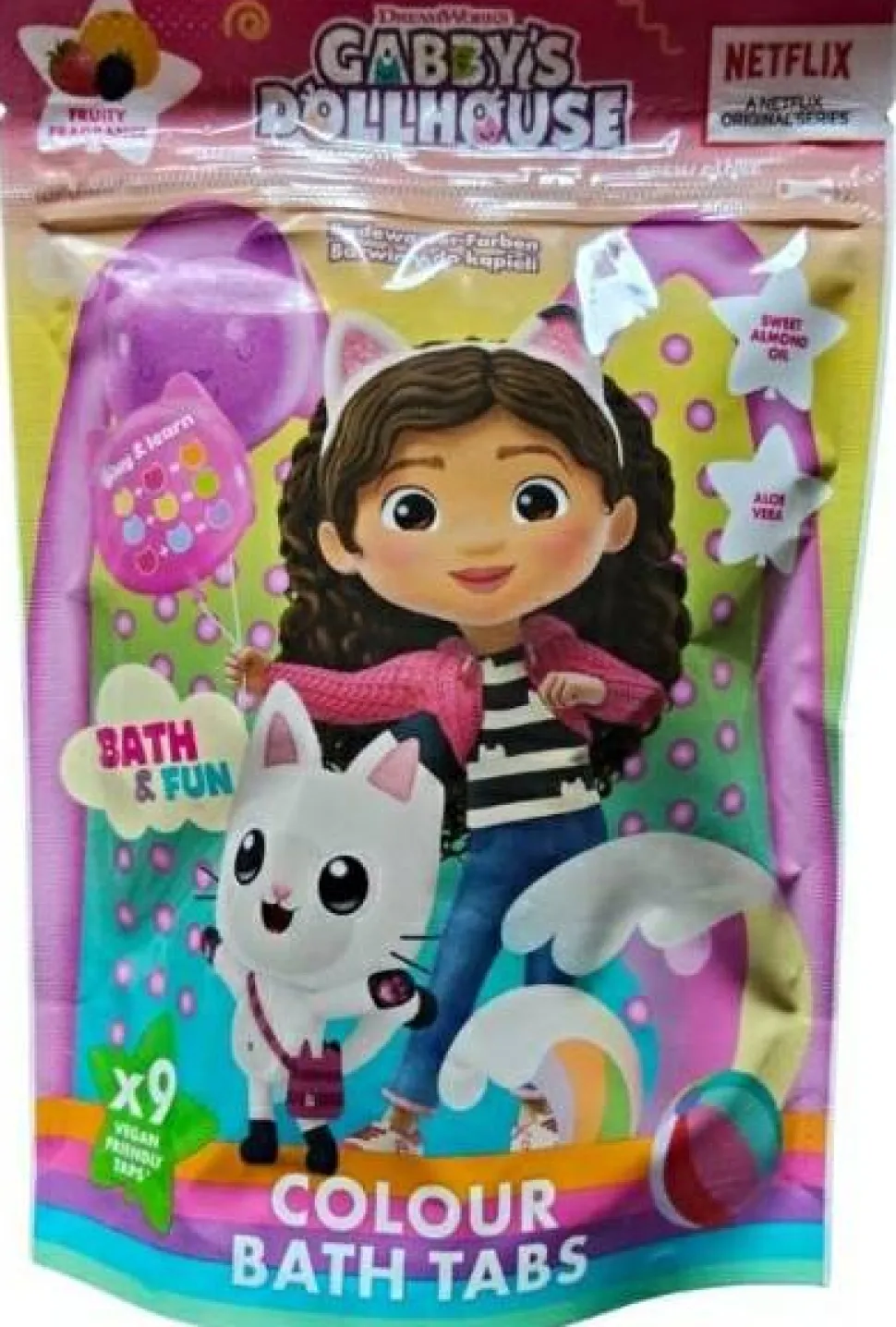 Bunte Badebomben