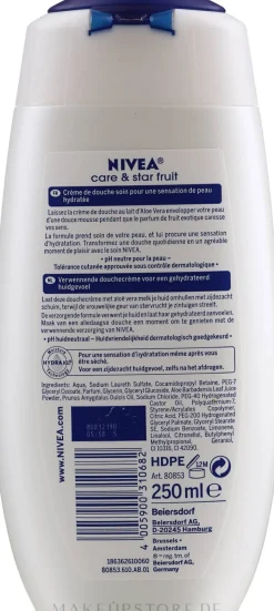 Cremedusche mit Aloe Vera Milch und Sternfrucht-Duft