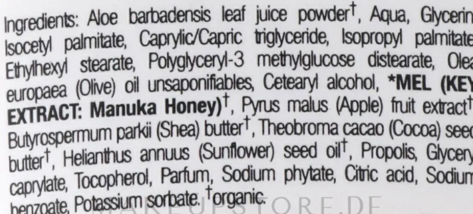 Creme für Hände und Nägel mit Manuka-Honig