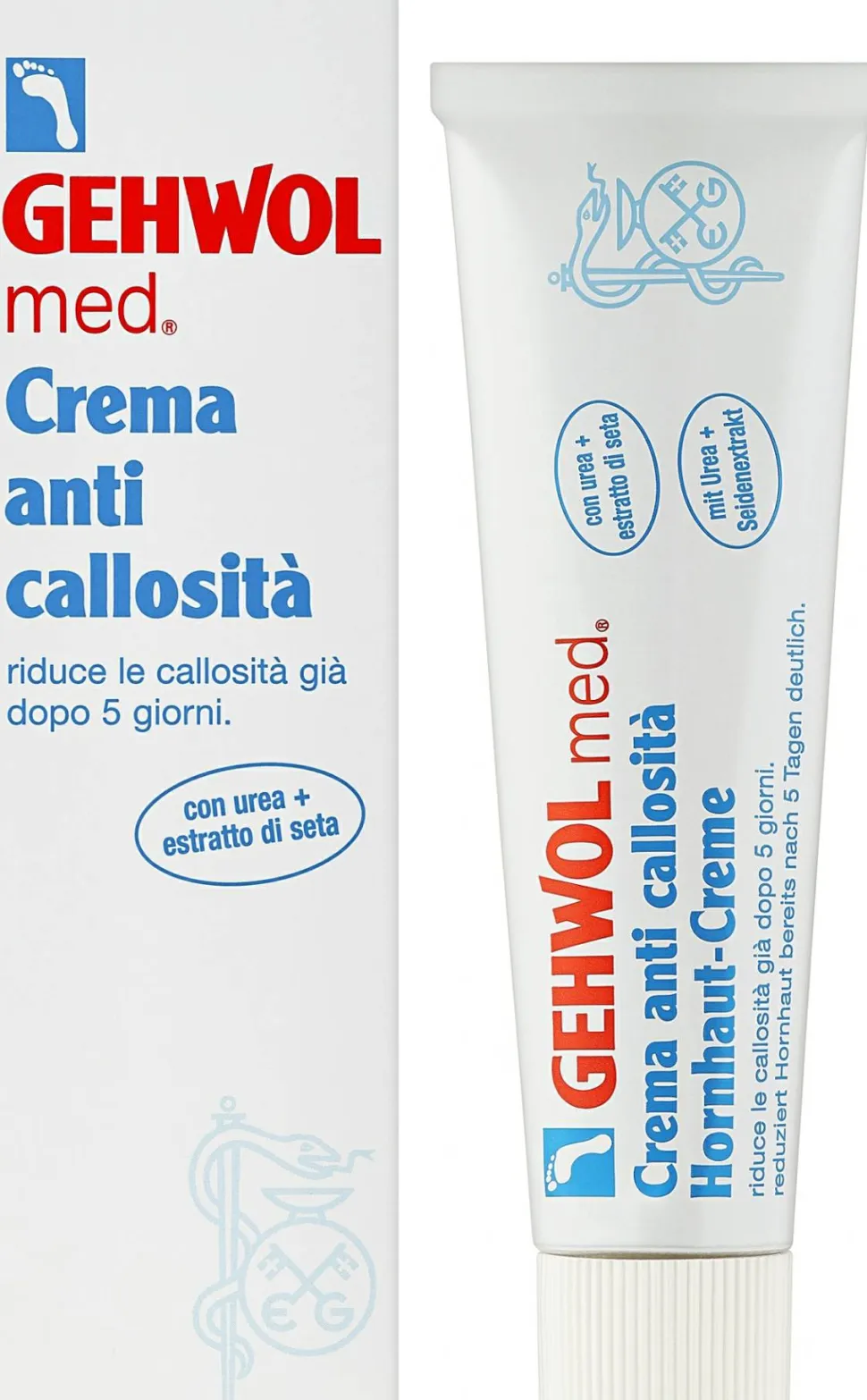 Creme für schwielige Fußhaut