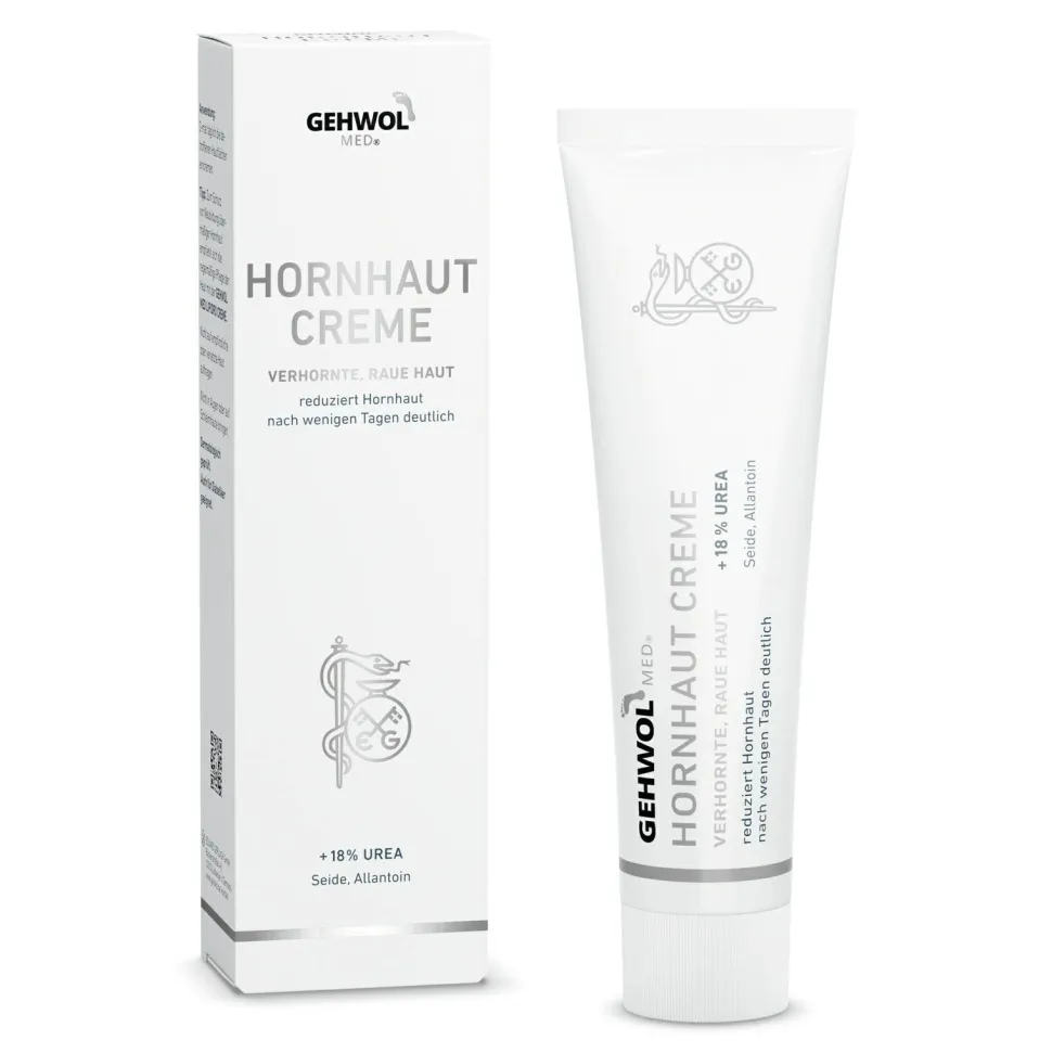 Creme für schwielige Fußhaut