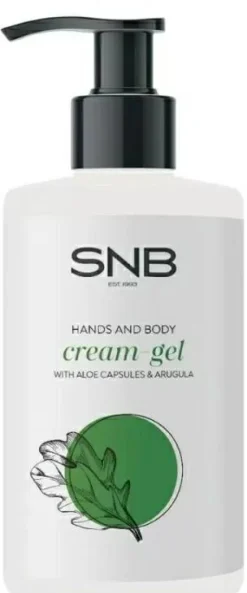 Creme-Gel für Hände und Körper mit Aloe Vera-Granulat und Rucola-Extrakt