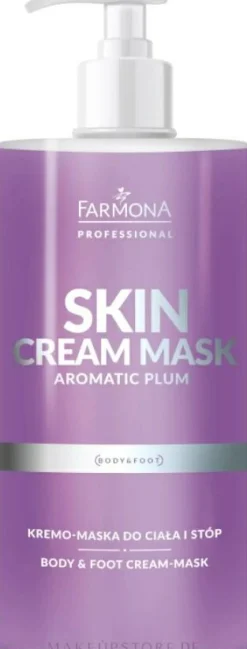 Creme-Maske für Körper- und Füße mit Pflaumenduft