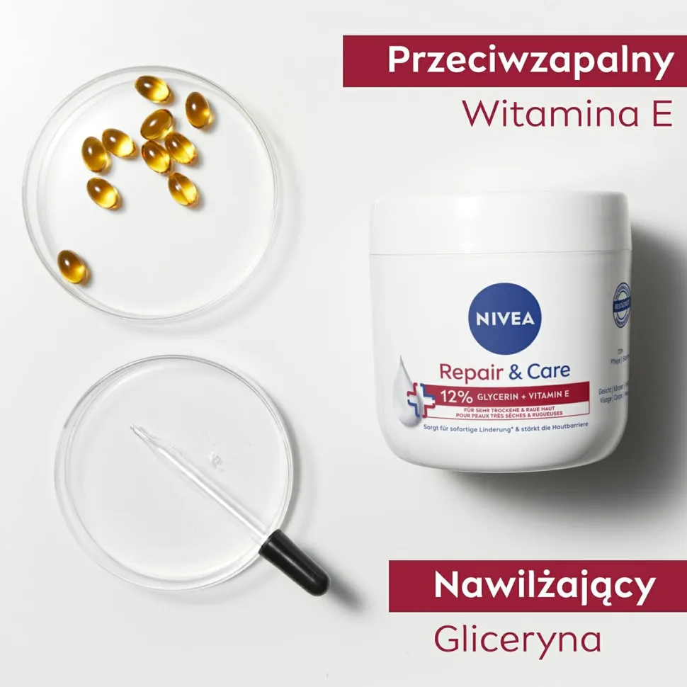 Creme mit Glycerin und Vitamin E