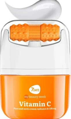 Creme-Roller für Gesicht und Hals mit Vitamin C