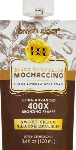 Cremesoufflé mit ultradunklen Bronzern