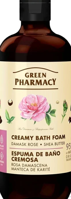 Cremiger Badeschaum Damaszener Rose und Sheabutter