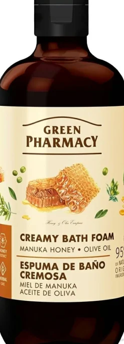 Cremiger Badeschaum Manuka-Honig und Olivenöl