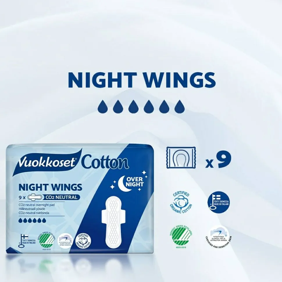 Damenbinden für die Nacht 9 St.