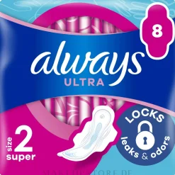 Damenbinden mit Flügeln Ultra Super Plus 8 St.